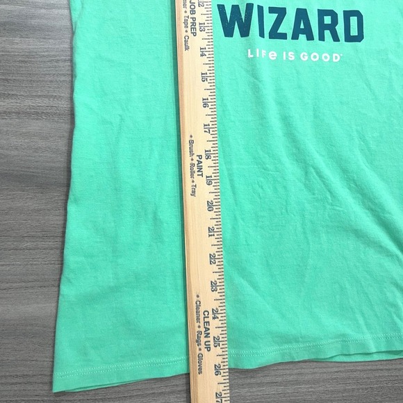 Life is Good Womens Pickleball Wizard Crusher‎ Tee T-Shirt - Green - Picture 11 of 11